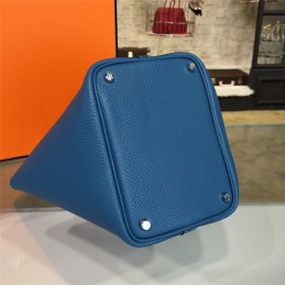 Replica Hermes Blue Picotin Lock 13 Bag