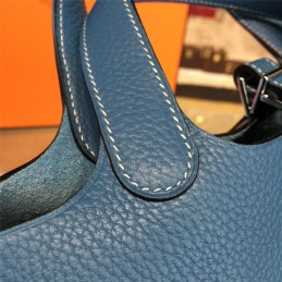 Replica Hermes Blue Picotin Lock 13 Bag