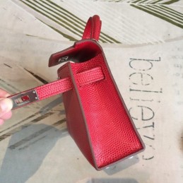 Replica Hermes Red Kelly Mini 20 Gold Hardware Bag