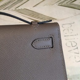 Replica Hermes Tan Kelly Pochette Bag