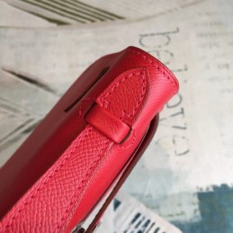 Replica Hermes Red Green Kelly Pochette Bag