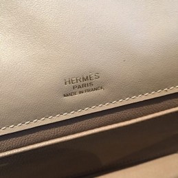 Replica Hermes Tan Kelly Pochette Smooth Leather Bag