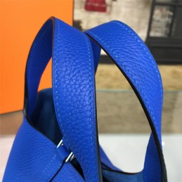 Replica Hermes Royal Blue Picotin Lock 13 Bag