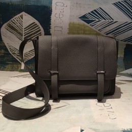Replica Hermes Black Steve Caporal 28 Messenger Bag