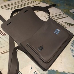 Replica Hermes Black Steve Caporal 28 Messenger Bag