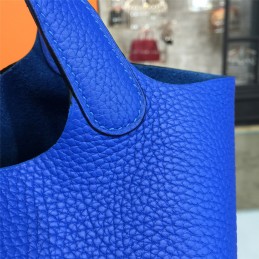 Replica Hermes Royal Blue Picotin Lock 13 Bag