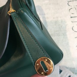 Replica Hermes Green Lindy 26 Gold Hardware Bag