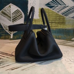 Replica Hermes Black Lindy 26 Smooth Leather Bag