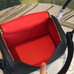 Replica Hermes Black Lindy 26 Smooth Leather Bag