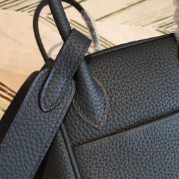 Replica Hermes Black Lindy 26 Smooth Leather Bag
