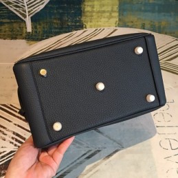 Replica Hermes Black Lindy 26 Smooth Leather Bag