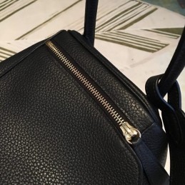 Replica Hermes Black Lindy 30 Gold Hardware Bag