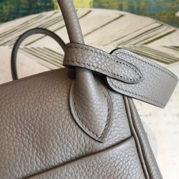 Replica Hermes Tan Lindy 30 Textured Leather Bag