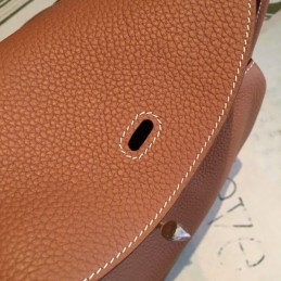 Replica Hermes Brown Lindy 30 Bag