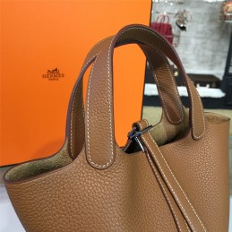 Replica Hermes Tan Picotin Lock 13 Bag