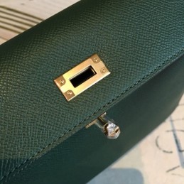 Replica Hermes Dark Green Kelly 25 Bag