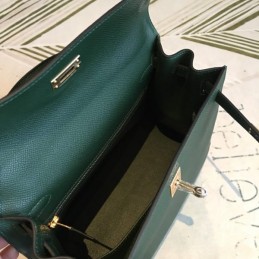 Replica Hermes Dark Green Kelly 25 Bag