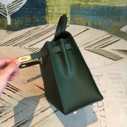 Replica Hermes Dark Green Kelly 25 Bag
