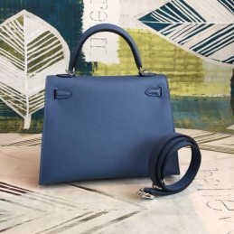 Replica Hermes Blue Kelly 25 Bag