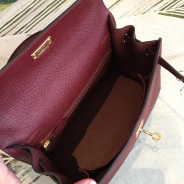 Replica Hermes Burgundy Kelly 25 Bag