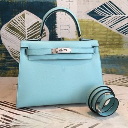 Replica Hermes Teal Kelly 25 Bag