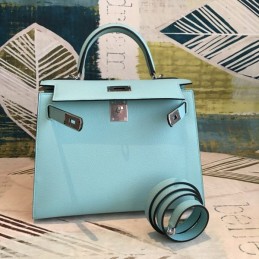 Replica Hermes Teal Kelly 25 Bag