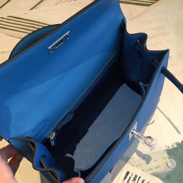 Replica Hermes Blue Tan Kelly 25 Bag