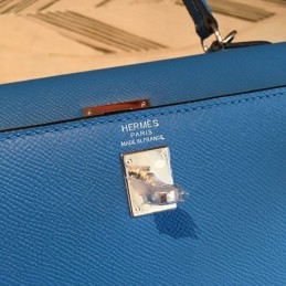Replica Hermes Blue Tan Kelly 25 Bag
