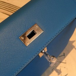 Replica Hermes Blue Tan Kelly 25 Bag