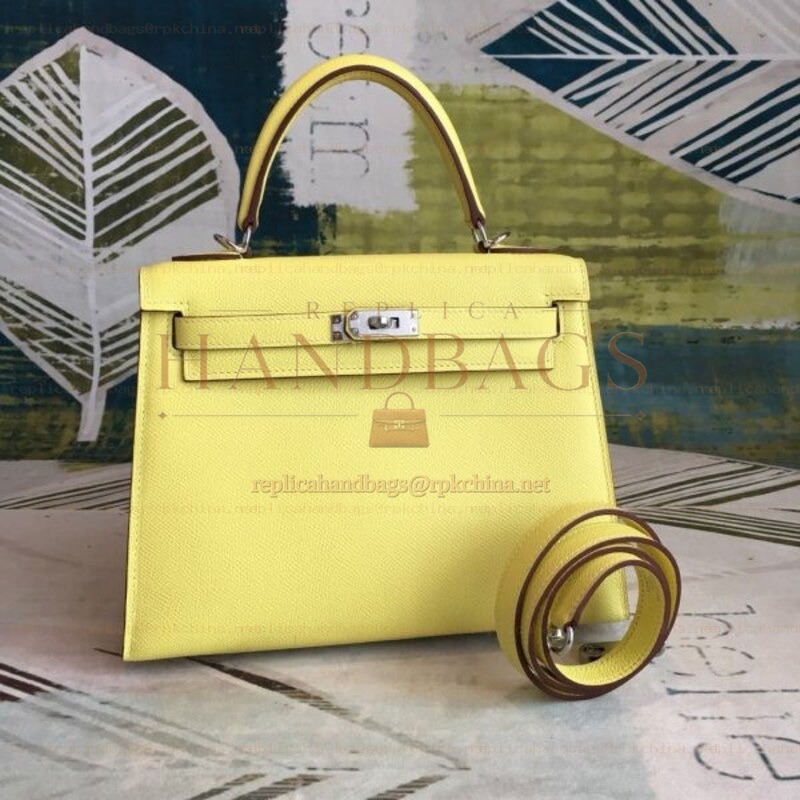Replica Hermes Yellow Kelly 25 Bag