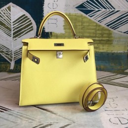Replica Hermes Yellow Kelly 25 Bag