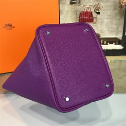 Replica Hermes Purple Picotin Lock 13 Bag
