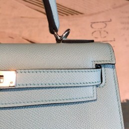Replica Hermes Tan Teal Kelly 25 Bag
