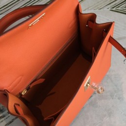 Replica Hermes Orange Kelly 25 Bag