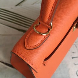 Replica Hermes Orange Kelly 25 Bag