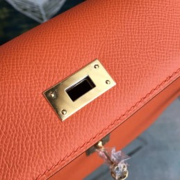 Replica Hermes Orange Kelly 25 Bag