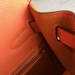 Replica Hermes Orange Kelly 25 Bag