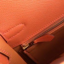 Replica Hermes Orange Kelly 25 Bag