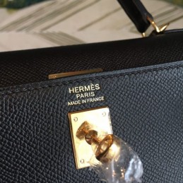 Replica Hermes Black Kelly 25 Bag
