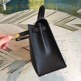 Replica Hermes Black Kelly 25 Bag