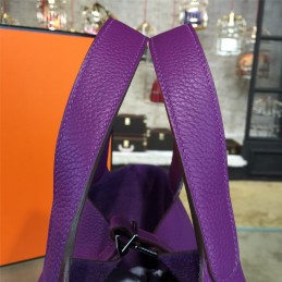 Replica Hermes Purple Picotin Lock 13 Bag