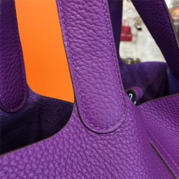 Replica Hermes Purple Picotin Lock 13 Bag