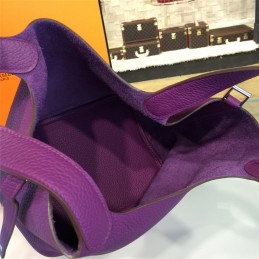 Replica Hermes Purple Picotin Lock 13 Bag