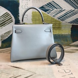 Replica Hermes Light Gray Kelly 28 Bag
