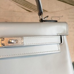 Replica Hermes Light Gray Kelly 28 Bag