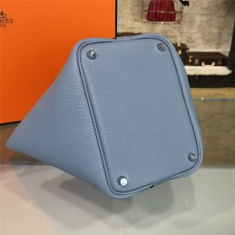 Replica Hermes Light Blue Picotin Lock 13 Bag