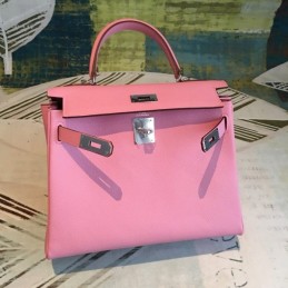 Replica Hermes Pink Kelly 28 Bag