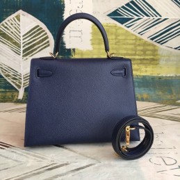 Replica Hermes Blue Kelly 28 Bag