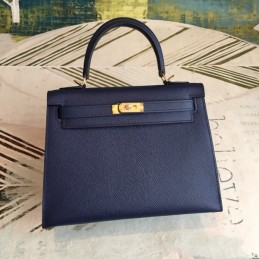 Replica Hermes Blue Kelly 28 Bag