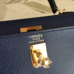 Replica Hermes Blue Kelly 28 Bag